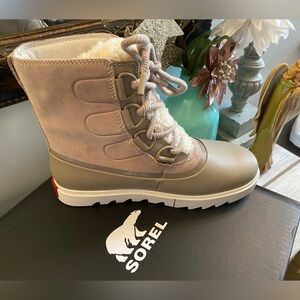 Sorel Joan of Arctic Next Lite WP Winter Boots ✨ Omega Taupe/ Fawn Size 8.5